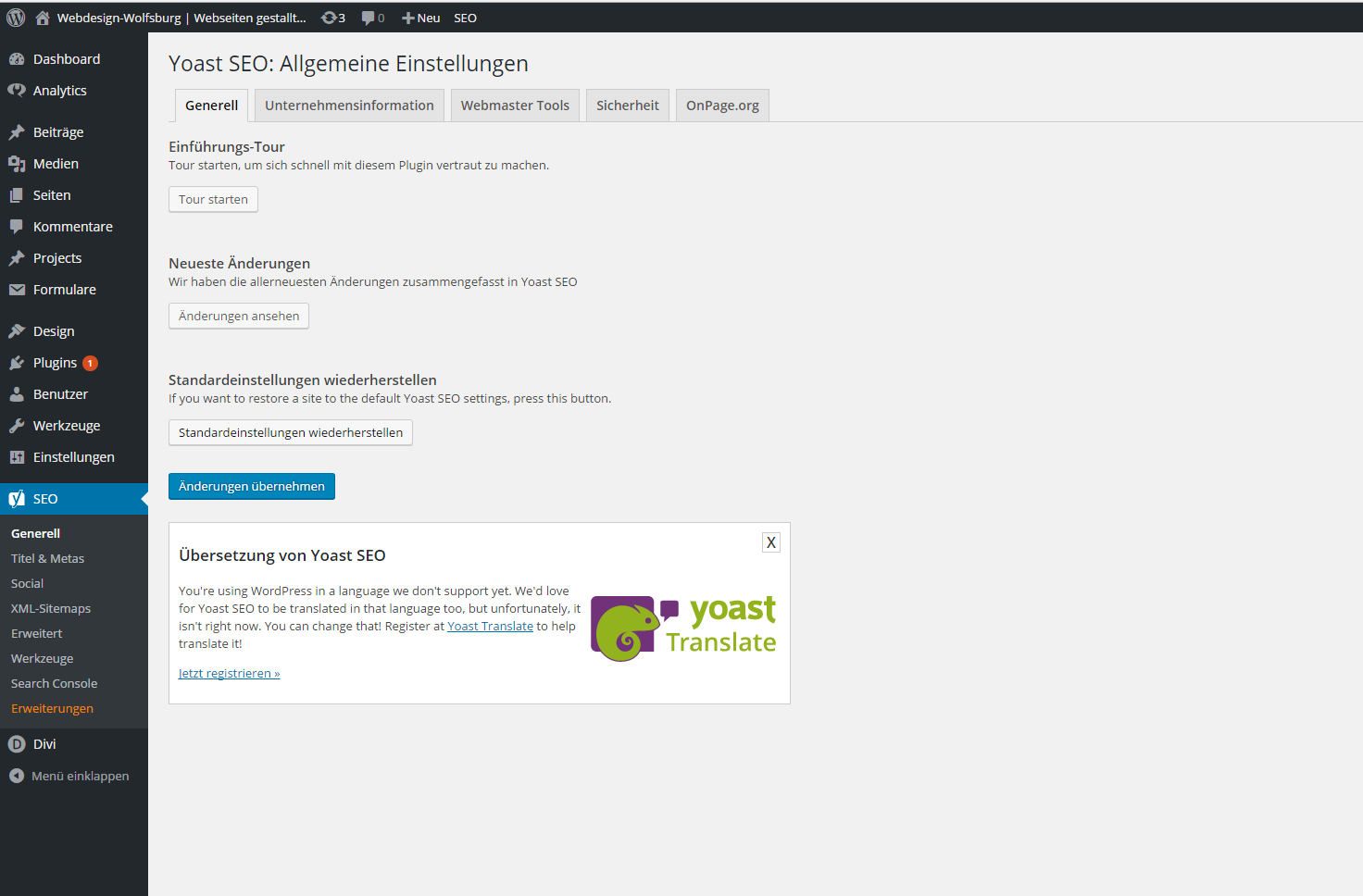 SEO-Plugin WordPress WordPress SEO-Plugin