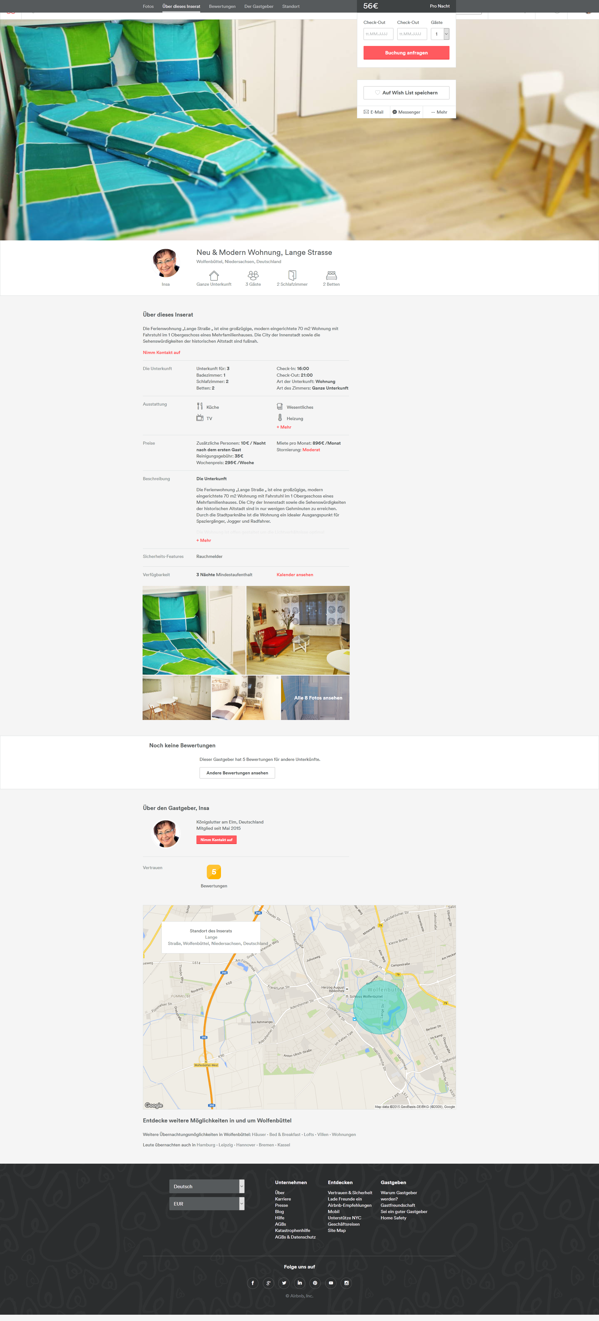 Ferienwohnung - Airbnb- Webdesign Ferienwohnung - Airbnb- Webdesign