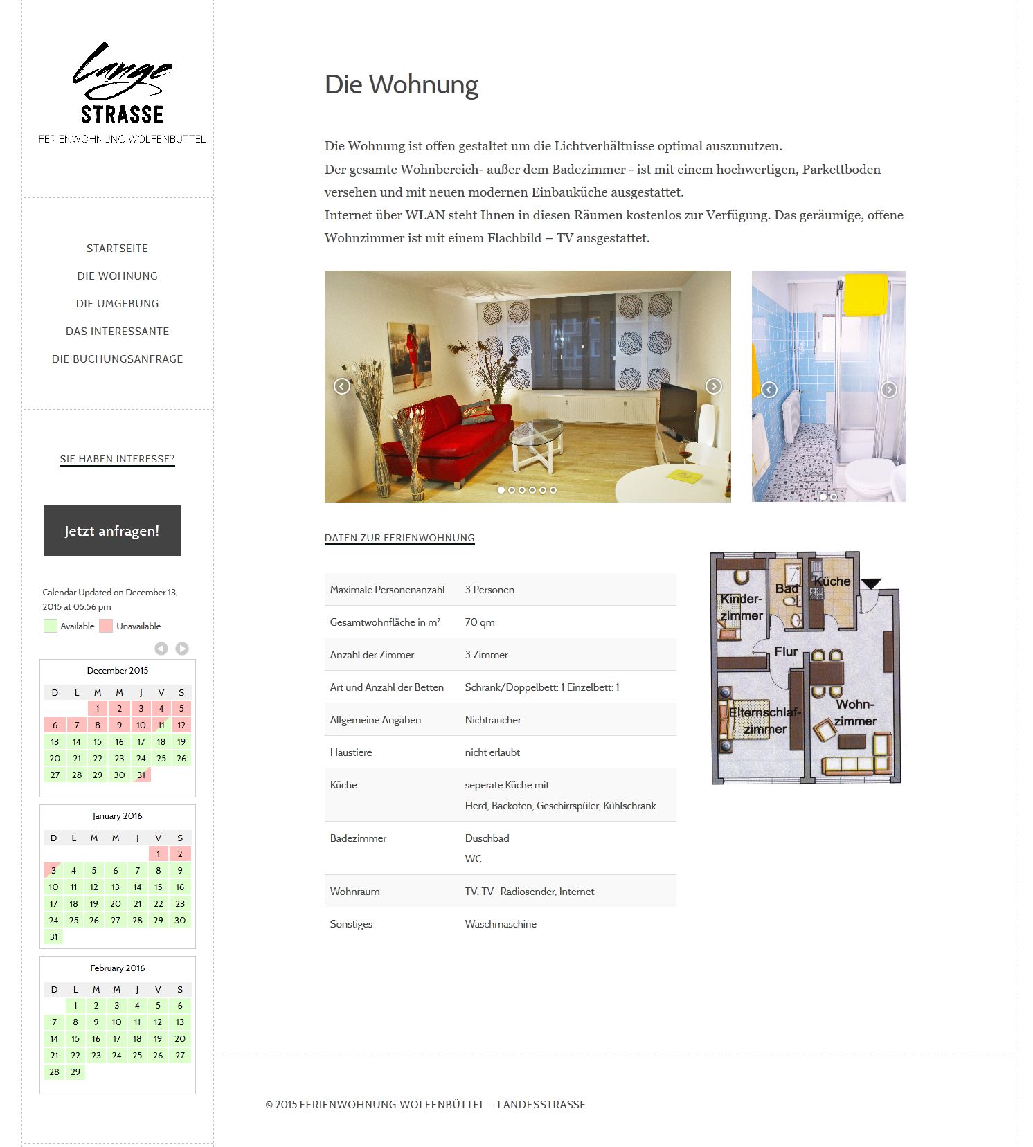 Ferienwohnung - WordPress - Webdesign Ferienwohnung - WordPress - Webdesign